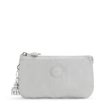 Kipling Creativity Large Classic Metallic Pouch Bags Bright Metallic | AU 2072YX